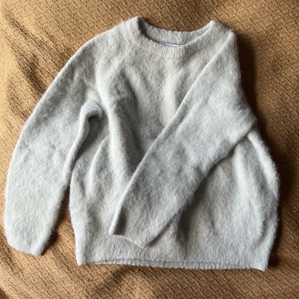 Girls fuzzy cozy sweater